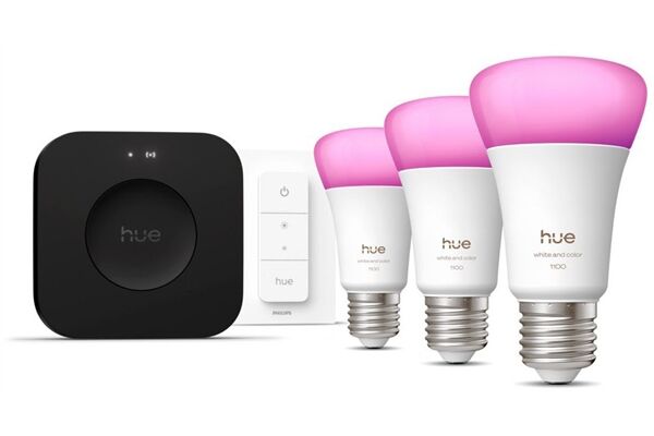 hue White & Col. Amb. E27 3er