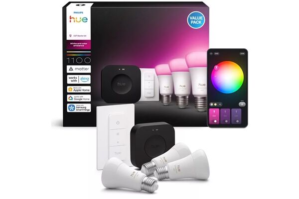 hue White & Col. Amb. E27 3er