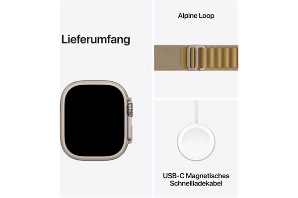 Apple Watch Ultra 2 (49mm) GPS+4G (Armband M) B-Ware