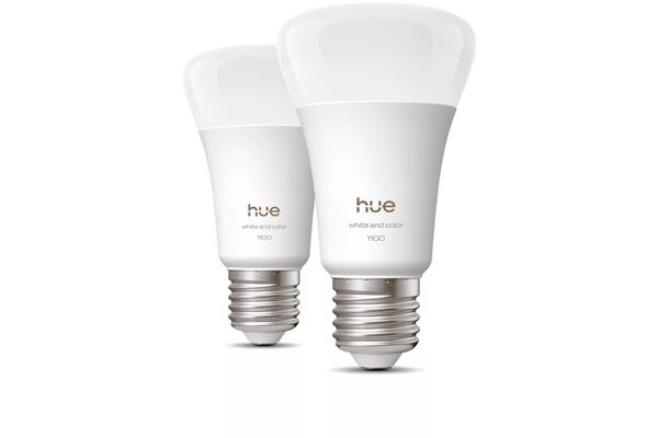 hue White & Col. Amb. E27 1100 2er