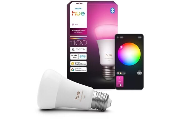 hue White & Col. Amb. E27 1100