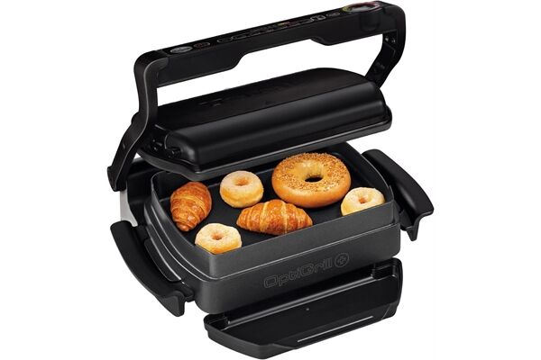 Tefal GC7148 OptiGrill+ Snacking&Bakin Schwarz