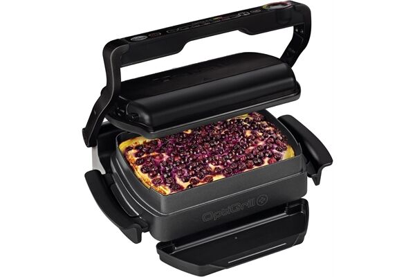 Tefal GC7148 OptiGrill+ Snacking&Bakin Schwarz
