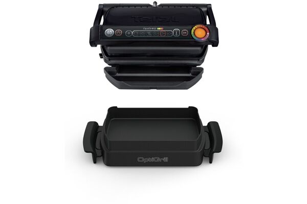 Tefal GC7148 OptiGrill+ Snacking&Bakin Schwarz