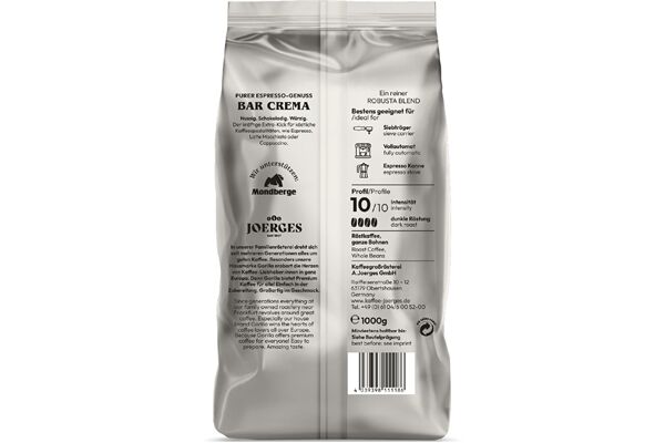 JOERGES Gorilla Espresso Bar Crema (1000g)