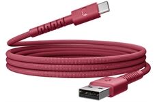 Fresh ´n Rebel FlexWave USB > USB-C Kabel (2m) (berry red)