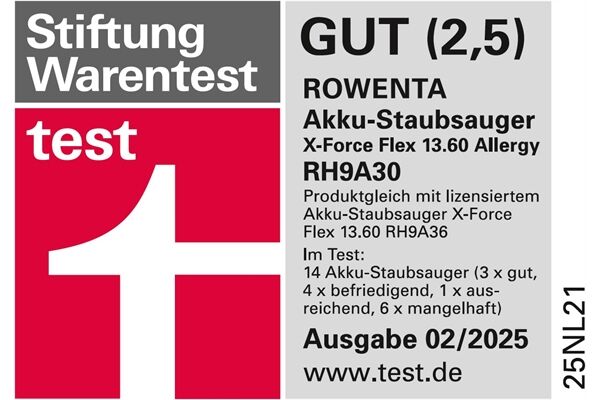 Rowenta XForce Flex 13.60 Anniversary RH9A30 B-Ware