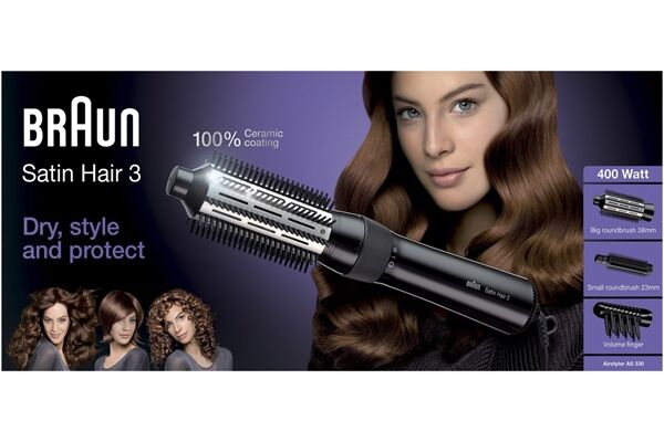 Braun Personal Care AS 330 Satin Hair 3 Schwarz B-Ware