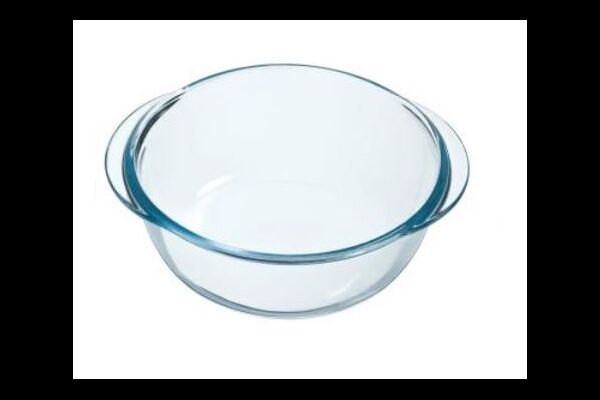 SCANPART Heißluftfritteusenglasschale rund 1,1L 20cm