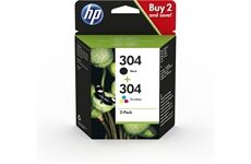 HP HP 304 schwarz+multicolor (4-farbig)