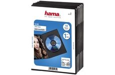 Hama 51181 DVD Slim Leerh.10S Schwar 10 Stück