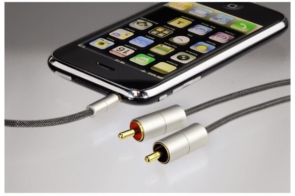 Hama 80865 VERB.3.5ST.2CIN ALULIN.2M Silber