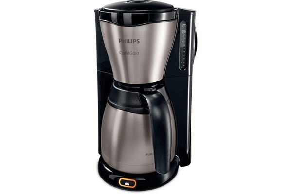 Philips HD7548/20 Gaia Therm Schwarz-Edelstahl