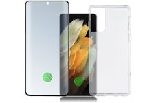 4SMARTS 360° Premium Protect Set UltraSonix für Galaxy S21 (schwarz)