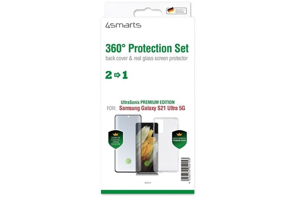 4SMARTS 360° Premium Protect Set UltraSonix für Galaxy S21