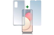4SMARTS 360° Protection Set für Galaxy A02s (transparent)