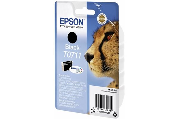 Epson T0711 BK 07 Schwarz