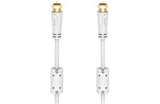 Hama Koaxialkabel für Kabelrouter (3m) (weiss)