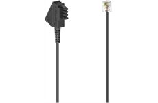 Hama TAE-F-St.>Modular-St. 6p4c (1,5m) (schwarz)