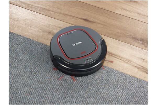 Severin RB 7025 chill Platingrau-Granatrot