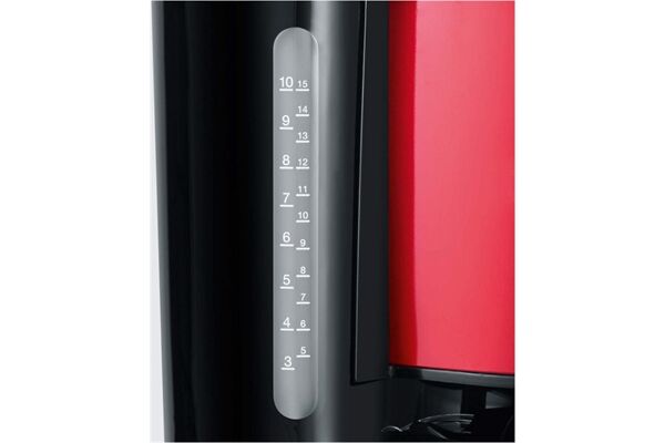 Severin KA 4817 Rotmetallic-Schwarz