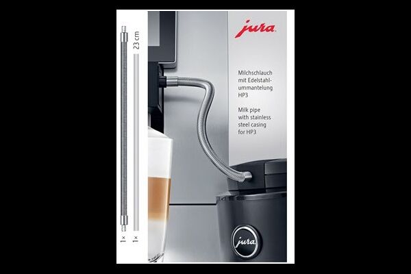 JURA Milchschlauch mit Edelstahlummantelung HP3