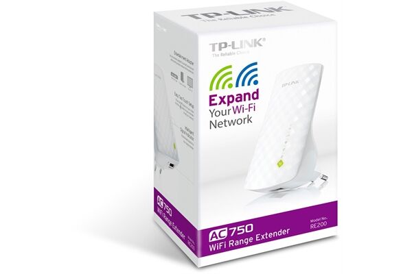 TP-Link RE200 WLAN Repeater AC750 Weiss