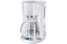 Russell Hobbs Inspire White Glas-Kaffeemaschine Weiss