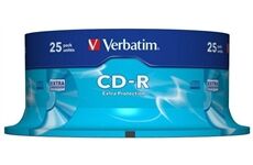 Verbatim CD-R 700MB 52X 25er SP Extra 25 Stück