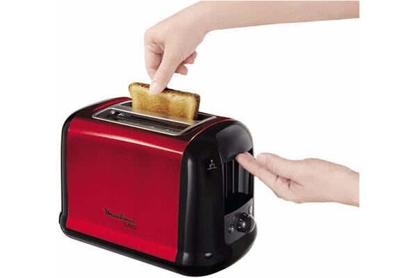 Moulinex LT261D Metallicrot-Schwarz