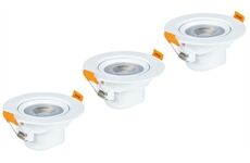 Xavax LED-Einbaustrahler 5W (3er-Set)