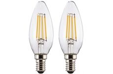 Xavax LED-Filament E14, 470lm 2er Pack