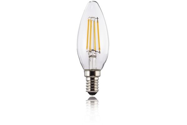 Xavax LED-Filament E14, 470lm Kerze