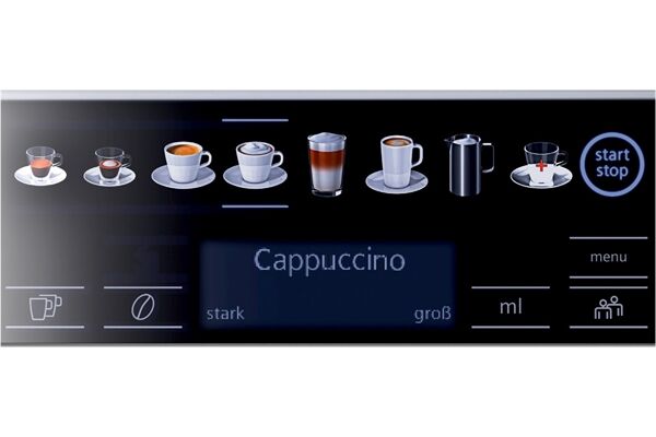 Siemens TE657M03DE Edelstahl-Schwarz