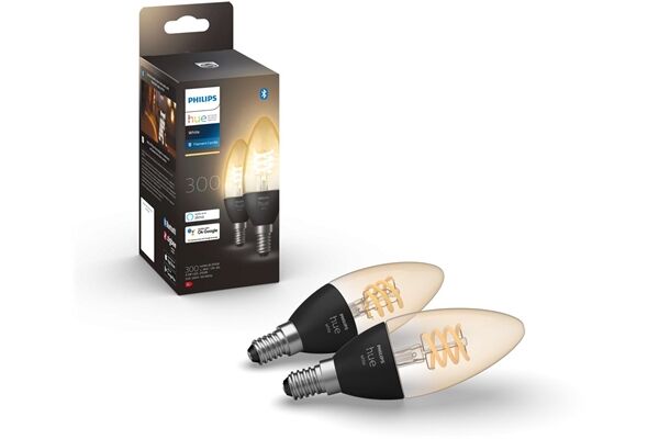 hue Wh. 4.5W Fil Candle E14 2er P.