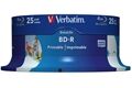Verbatim BD-R SL DATALIFE 25GB 6X WIDE PRINT 25 S