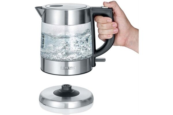 Severin WK 3468 Glas-Edelstahl-Schwarz