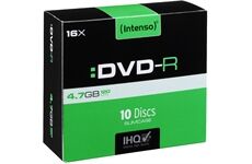 Intenso DVD-R 4,7GB 10er Slimcase 16x 10 Stück