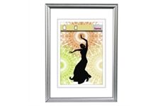 Hama Kunststoffrahmen Madrid, Silber, 21 x 29,7 cm