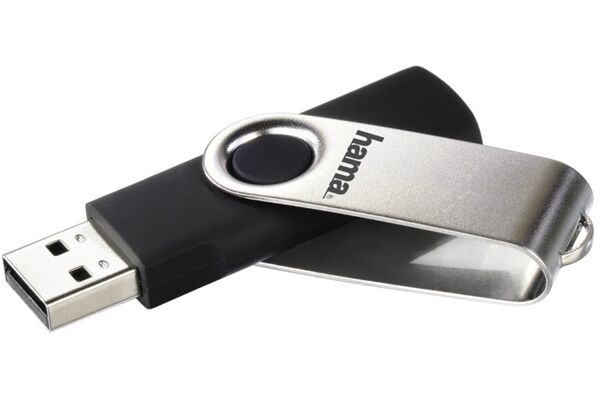 Hama 108029 ROTATE 32GB 6MB/S Schwarz-Silber
