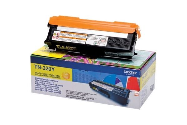 Brother TN320Y - Tonereinheit Original - Yellow -