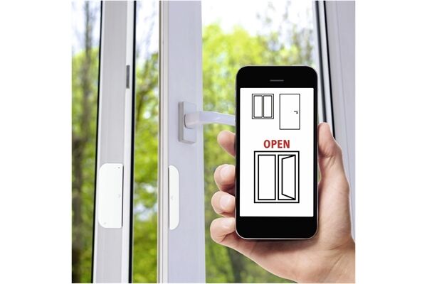Hama 176553 WiFi Tür-/Fenster-Kontakt Weiss