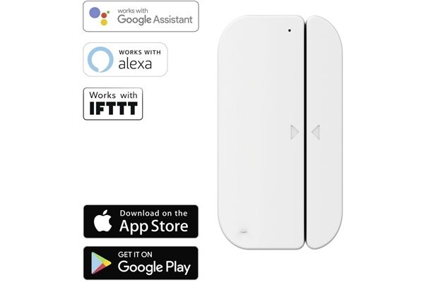 Hama 176553 WiFi Tür-/Fenster-Kontakt Weiss