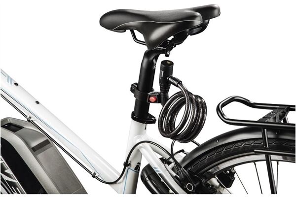 Hama 178110 FAHRRAD-SPIRALSCHL.,120CM Schwarz