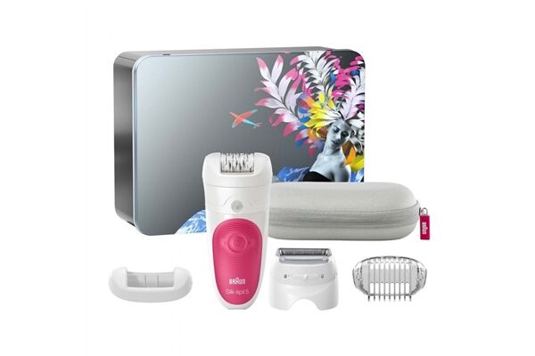 Braun Personal Care Silk-epil 5-547 Legs&Body wet&d Weiss-Pi