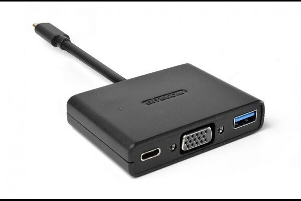 Sitecom USB-C to USB+VGA+USB-C 3-in-1 Adapter