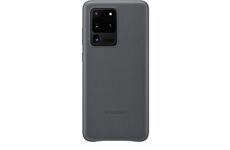 Samsung Leather Cover für Galaxy S20 Ultra (grau)