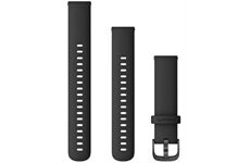 Garmin QuickChange Silikonarmband (18mm) (schwarz/schiefergr)