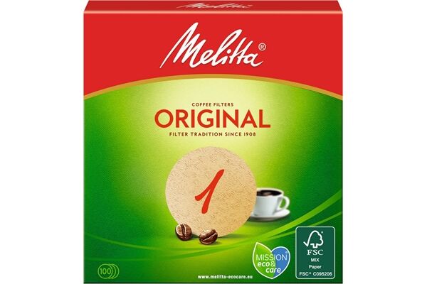 Melitta Rundfilterpapier 1 Braun