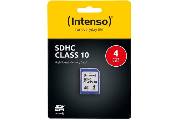 Intenso SD Card 4GB Class 10